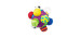 Sassy Balle Activité Tissu Multicolor