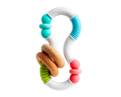 Twisty Wood And Silicone Rattle