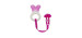 Teething Ring and Clip - Pink