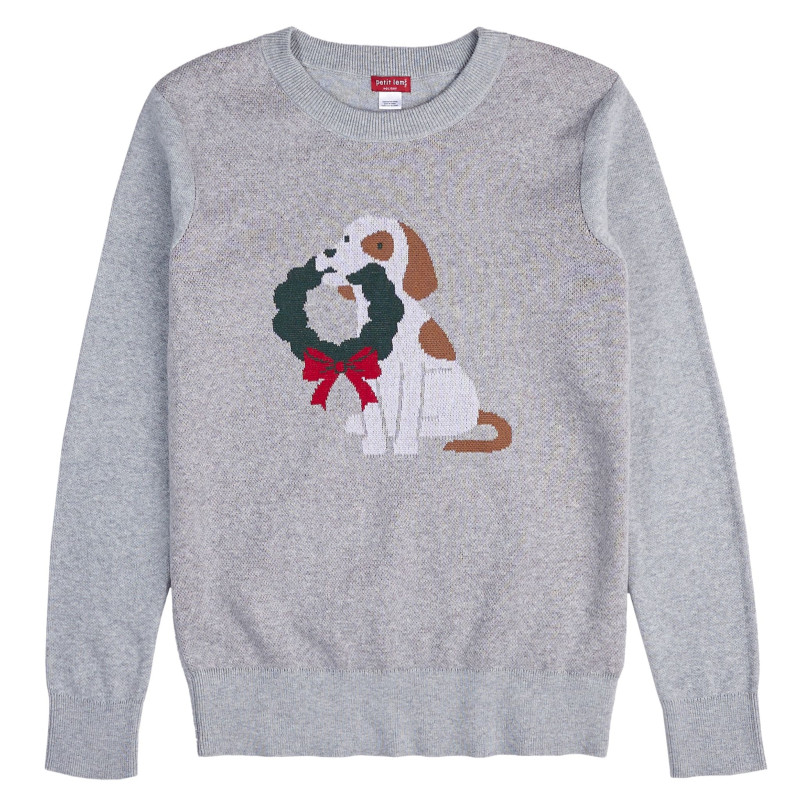 Men's Dog Knit Sweater