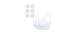 Carri-Gel Padded Nursing Bra + Nursing Pads - Pack of 6 - White OR Black