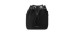Camilla Vegan Microsuede 2-in-1 Bucket Bag - Black