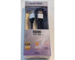 HDMI V-2.1 Cable 2M / 6.5' 8K ULTRA HD 3D BMH2-2 Maestro