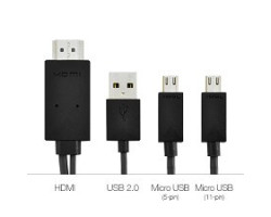 MHL Cable Kit Micro, USB,...