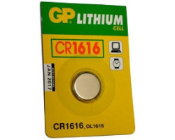 GP Lithium Battery CR1616 DL1616 qty1
