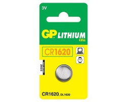 GP Lithium battery CR1620 DL1620 qty1