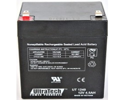 Ultratech Batterie backup pour alarmes 12V 4.5 AH UT-1240 Ultratech