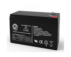 12V 9Ah D9S Sealed Acid Rechargeable Battery - Flat Connector