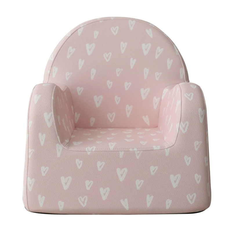 Baby Care Canapé de Luxe pour Enfants en Cuir Soffkin - Rose
