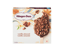 Häagen-Dazs Barres de crème glacée à la vanille et aux amandes