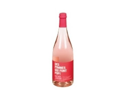 Cidrerie Michel Jodoin Moût de pomme rosé pétillant vista - sans alcool