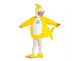 Baby shark -  costume de baby shark - jaune