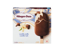Häagen-Dazs Barres de crème glacée à la vanille et au chocolat...