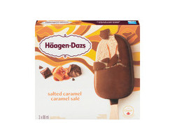 Häagen-Dazs Barres de crème glacée au caramel salé