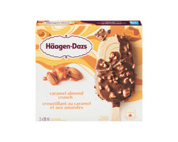 Haagen Dazs Barres de crème glacée au croustillant au caramel ...
