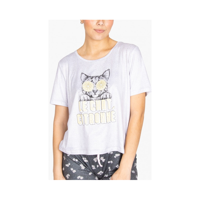 Mandarine & Co. T-shirt de pyjama - LEMONADE