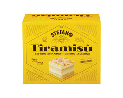 STEFANO TIRAMISU CITRON AMANDE 6X450G Tiramisu Lemon Almond