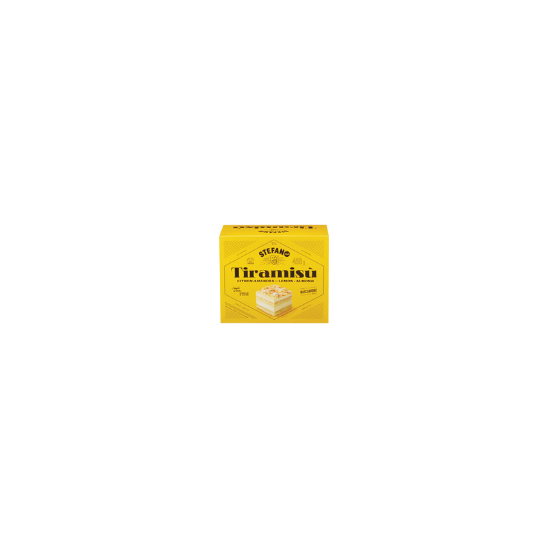 STEFANO TIRAMISU CITRON AMANDE 6X450G Tiramisu Lemon Almond