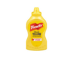 French's Moutarde jaune préparée en bouteille comprimable