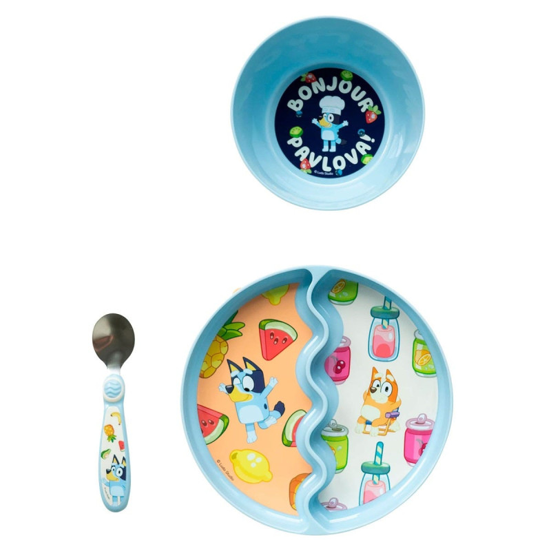 3 Piece Tableware - Bluey