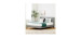 Fusion Full Size Platform Bed and Fabric Upholstered Headboard - Gray