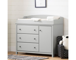 Changing Table With Cotton Candy Surround - Light Gray