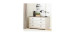 Plenny Double Storage Chest with 6 Drawers - Antique White / Rustic Oak