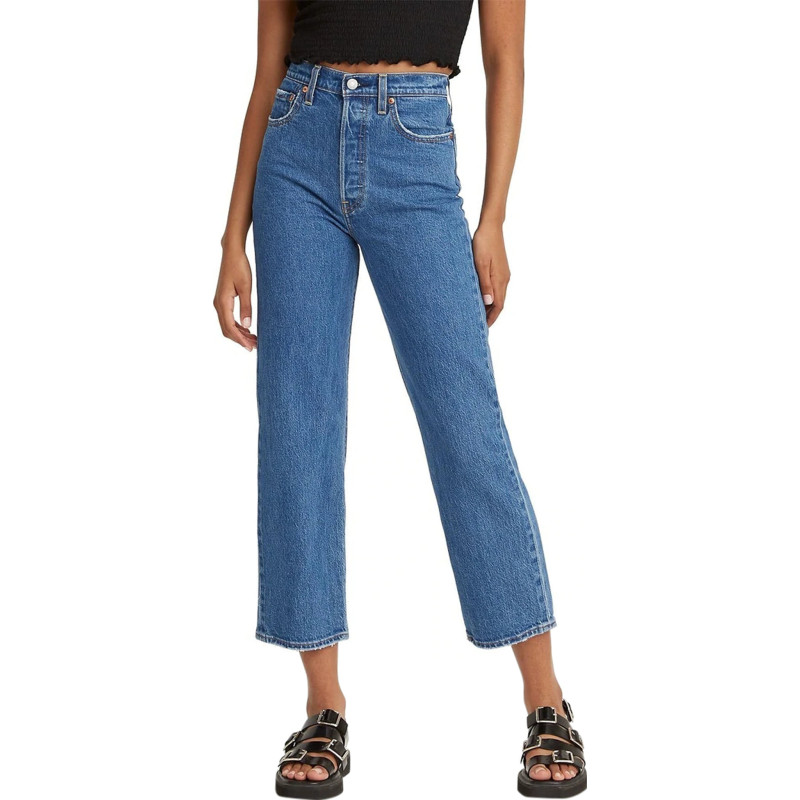 Ribcage Straight Ankle Jeans - Women's