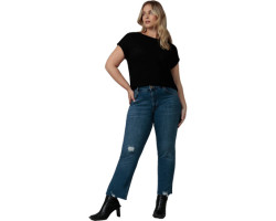 Denver High-Rise Straight Jeans - Women's