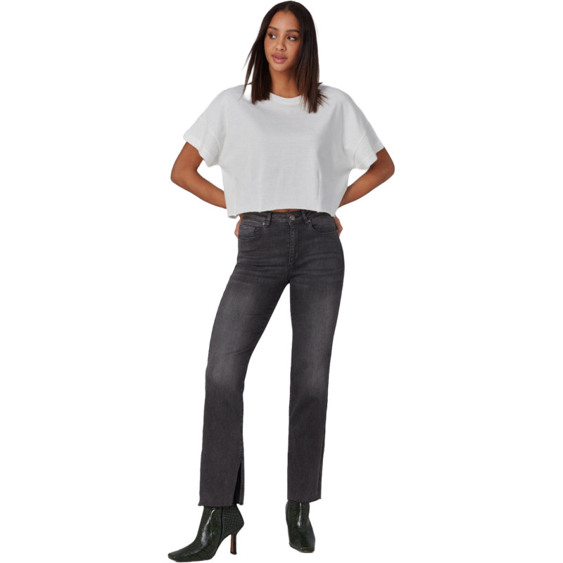 Jasper Mid-Rise Straight Jeans - Women's