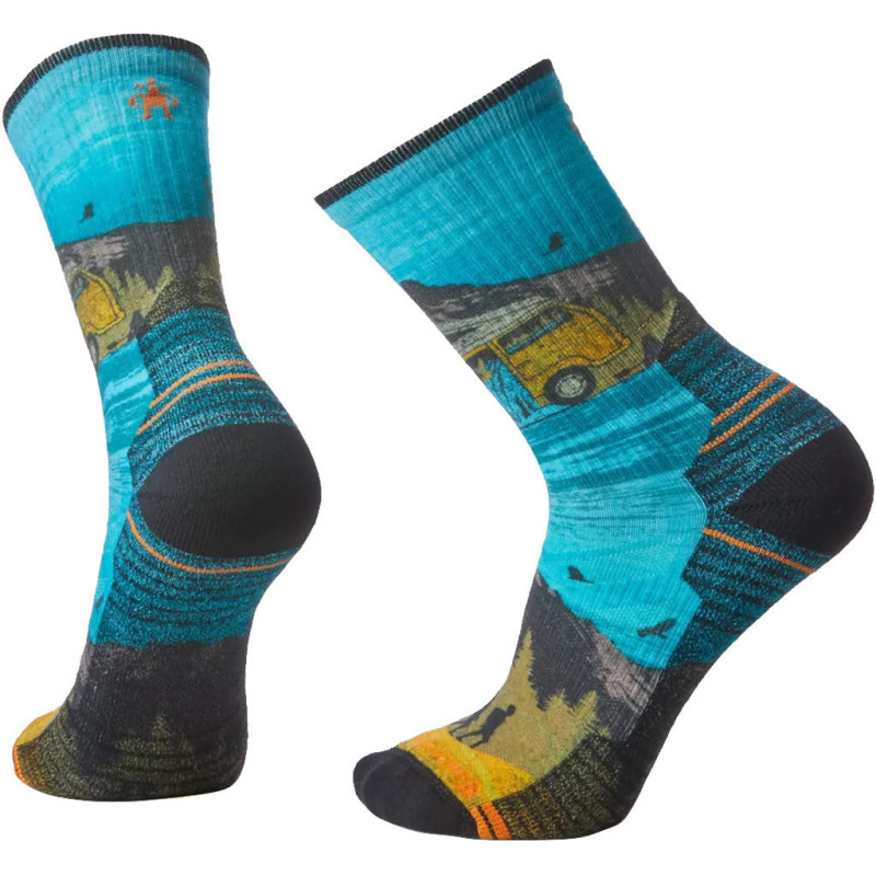Smartwool Chaussettes mi-mollet Hike Light Cushion Great Excursion Print - Unisexe