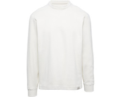 Thermal Crew Neck Waffle Knit Sweater - Men's