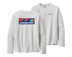 Patagonia Haut graphique à manches longues Capilene Cool Daily Waters - Homme
