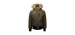 Dixon 2-in-1 Down Bomber Coat with Hooded Bib and Natural Fur - Men's