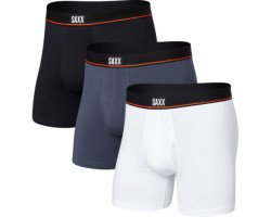 SAXX Boxeurs longs en coton extensible Non-Stop Paquet de 3 - Homme