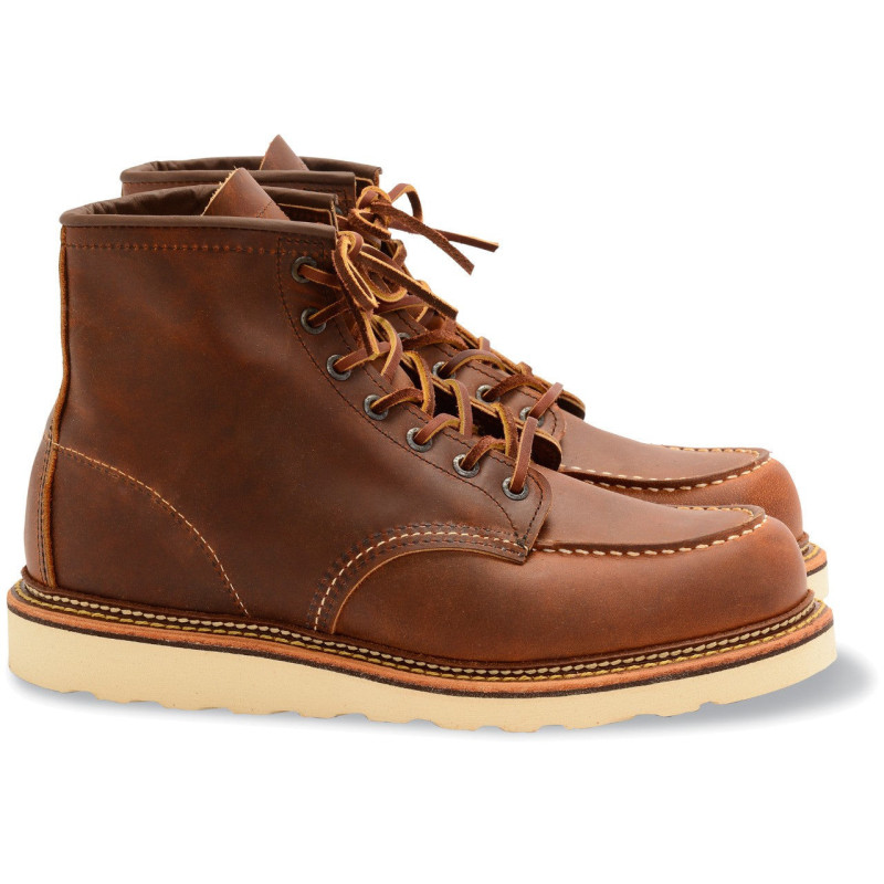 Classic Moc 6-inch Boots in Copper Rough and Tough Leather - Men's