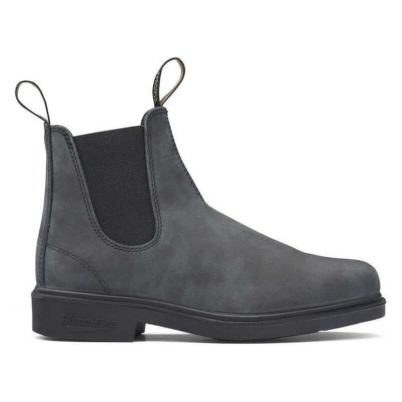 1308 - Rustic black dress boot - Unisex