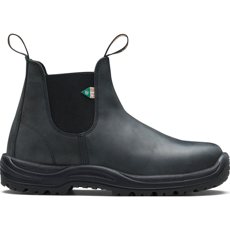 181 - Waxy rustic black work and safety boot - Unisex
