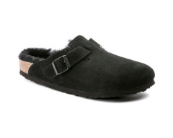Boston Shearling Suede Mules - Unisex