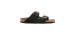 Birkenstock Sandales Arizona Lit de pied souple cuir suède [Étroite] - Unisexe