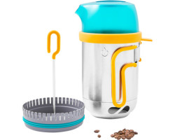 CampStove kettle and coffee plunger set