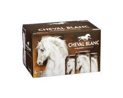 Cheval Blanc Bière 5% Alc /vol cannettes