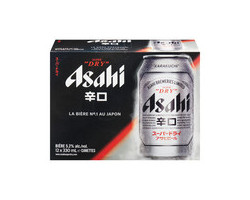 Asahi Super Dry Bière en bouteille - 5% alcool