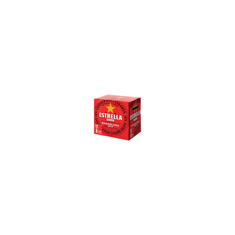 Estrella Damm Bière Lager en bouteille - 5.4% alcool