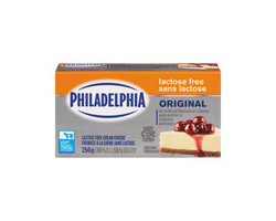 Philadelphia fromage à la crème brique sans lactose