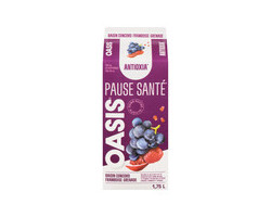 Oasis Pause Santé Antioxia Jus aux raisins Concord