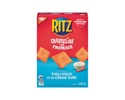 Ritz craquelins chili doux fromage et creme sure