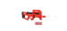 Nerf Fortnite, blaster motorisé Compact SMG, revêtement rouge intense