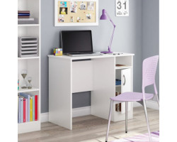 Axess Work Desk - Solid White