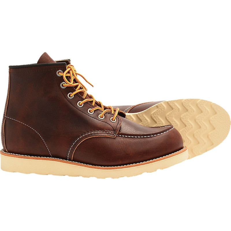 Classic Moc 6-inch Boots in Briar Oil Slick Leather - Men's